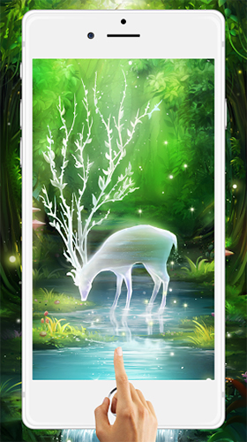 Capturas de pantalla de Fairy forest by HD Live Wallpaper 2018 para tabletas y teléfonos Android.