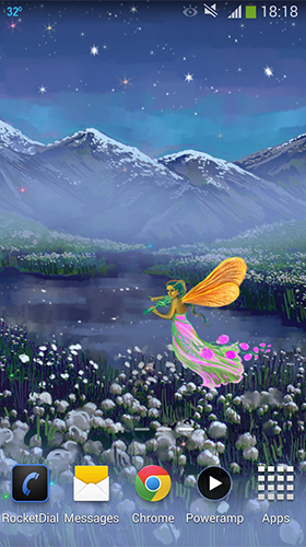 Fairy party - скріншот живих шпалер для Android.