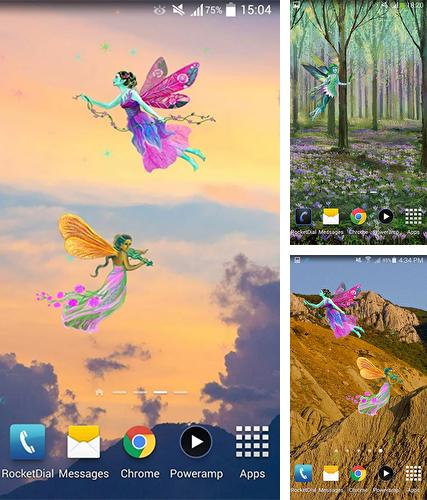 Download live wallpaper Fairy party for Android. Get full version of Android apk livewallpaper Fairy party for tablet and phone.