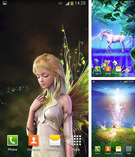 Zusätzlich zum Live Wallpaper Autouhr für Android Mobiltelefone und Tablets, können Sie auch Fairy tale, Märchen kostenlos herunterladen.