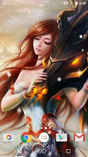 Screenshots of the Fantasy by Free wallpapers and backgrounds for Android tablet, phone.