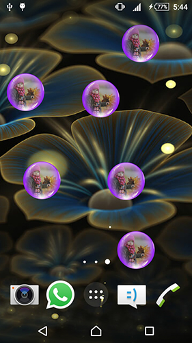 Fantasy flowers für Android spielen. Live Wallpaper Fantasyblumen kostenloser Download.