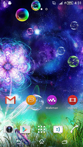 Screenshots of the Fantasy flowers for Android tablet, phone.