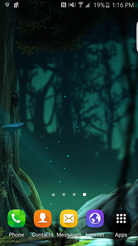 Fantasy jungle - скріншот живих шпалер для Android.