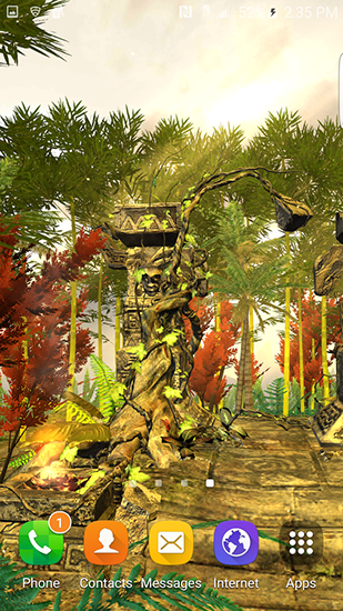 Fantasy nature 3D - скріншот живих шпалер для Android.