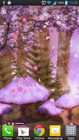 Papeis de parede animados Sakura Fantasy para Android. Papeis de parede animados Fantasy sakura para download gratuito.
