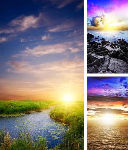 Download live wallpaper Fantasy sunset for Android. Get full version of Android apk livewallpaper Fantasy sunset for tablet and phone.