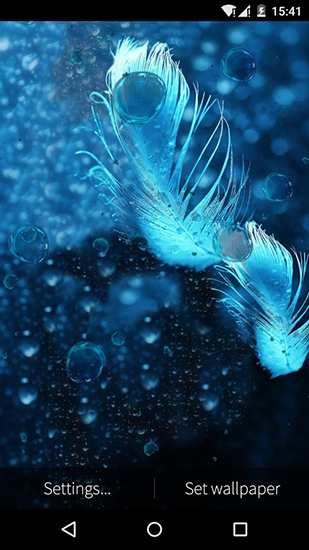 Download Feather: Bubble - livewallpaper for Android. Feather: Bubble apk - free download.