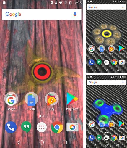 Kostenloses Android-Live Wallpaper Fidget Spinner. Vollversion der Android-apk-App Fidget Spinner für Tablets und Telefone.