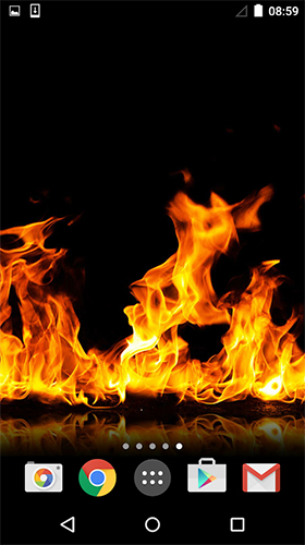 Як виглядають живі шпалери Fire by MISVI Apps for Your Phone.