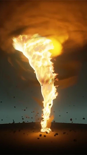Screenshots do Tornado de fogo para tablet e celular Android.