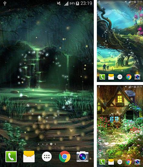 Descarga gratuita fondos de pantalla animados Luciérnagas para Android. Consigue la versión completa de la aplicación apk de Fireflies by Live wallpaper HD para tabletas y teléfonos Android.