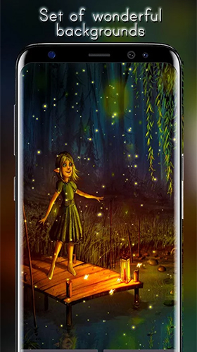 Fireflies by Live Wallpapers HD - скачать бесплатно живые обои для Андроид на рабочий стол.
