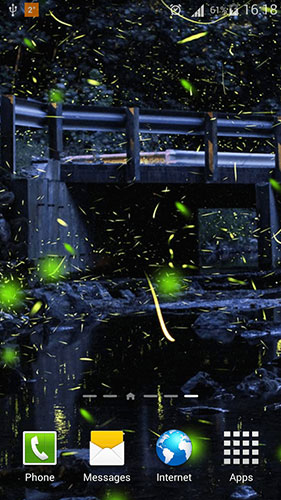 Fireflies by Phoenix Live Wallpapers - скачать бесплатно живые обои для Андроид на рабочий стол.