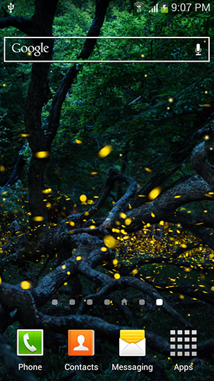 Fireflies by Top live wallpapers hq