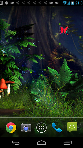 Скріншот Firefly by orchid. Скачати живі шпалери на Андроїд планшети і телефони.