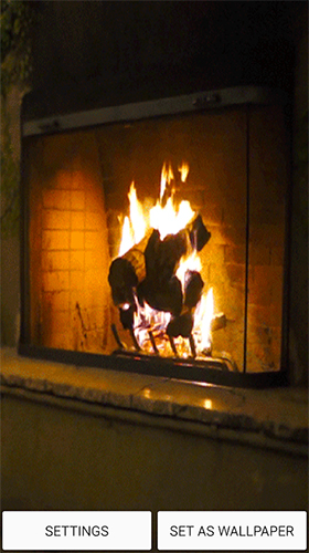 Fireplace sound - бесплатно скачать живые обои на Андроид телефон или планшет.