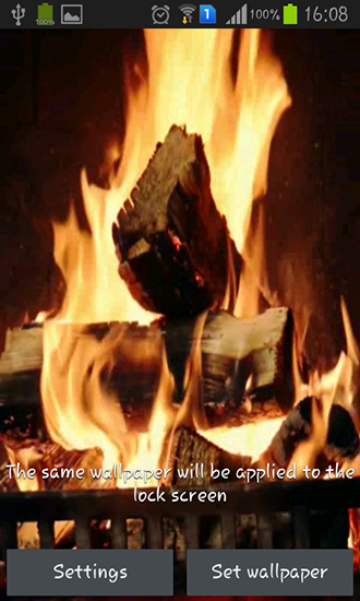 Fireplace video HD - безкоштовно скачати живі шпалери на Андроїд телефон або планшет.
