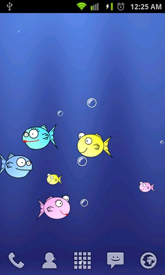 Скриншот Fishbowl by Splabs. Скачать живые обои на Андроид планшеты и телефоны.