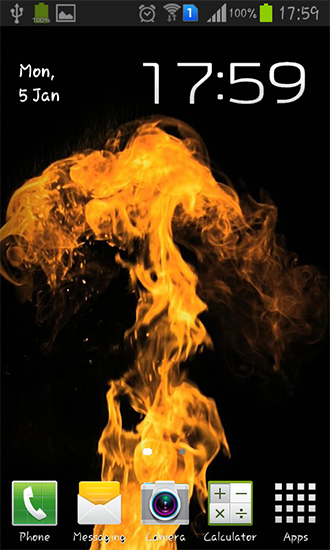 Screenshots von Flames explosion für Android-Tablet, Smartphone.