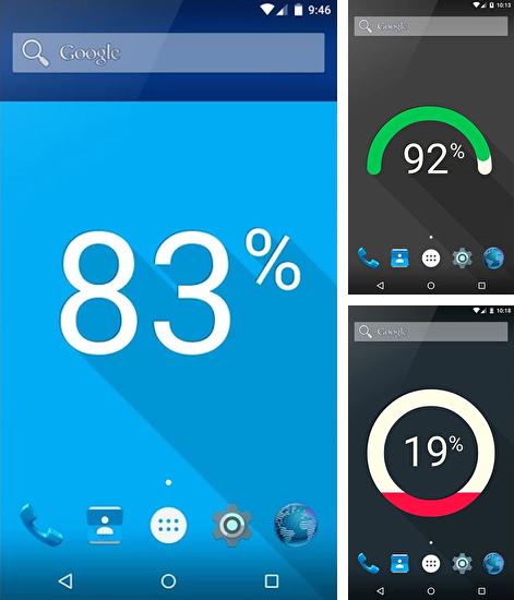 Kostenloses Android-Live Wallpaper Flache Batterie. Vollversion der Android-apk-App Flat Battery für Tablets und Telefone.