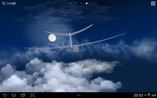 Flight in the sky 3D