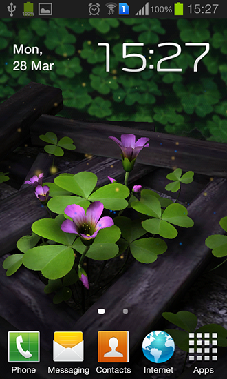 玩安卓版Flowers 3D。免费下载动态壁纸。