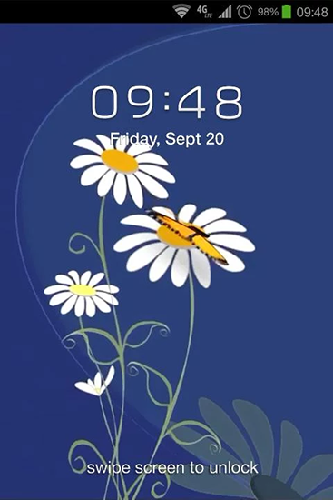 Flowers and butterflies - бесплатно скачать живые обои на Андроид телефон или планшет.