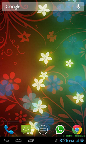 Flowers by Dutadev für Android spielen. Live Wallpaper Blumen kostenloser Download.