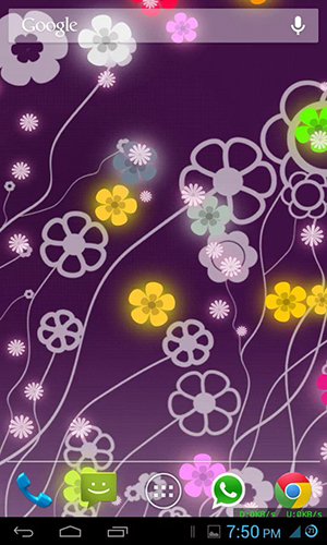 Screenshots of the Flowers by Dutadev for Android tablet, phone.