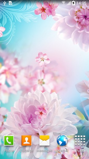 Flowers by Live wallpapers 3D - безкоштовно скачати живі шпалери на Андроїд телефон або планшет.