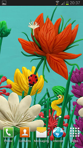 Flowers by Sergey Mikhaylov & Sergey Kolesov für Android spielen. Live Wallpaper Blumen kostenloser Download.