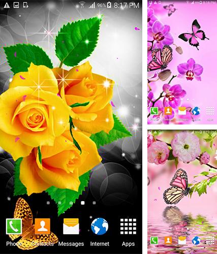 Flowers by villeHugh - бесплатно скачать живые обои на Андроид телефон или планшет.