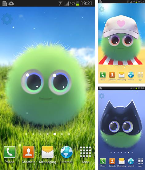 Descarga gratuita fondos de pantalla animados Chu lanoso  para Android. Consigue la versión completa de la aplicación apk de Fluffy Chu para tabletas y teléfonos Android.