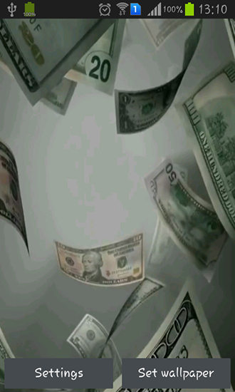 Download livewallpaper Flying dollars 3D for Android. Get full version of Android apk livewallpaper Flying dollars 3D for tablet and phone.