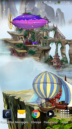 Screenshots of the Flying world for Android tablet, phone.