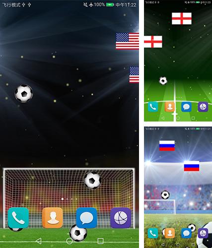 Football 2018 - бесплатно скачать живые обои на Андроид телефон или планшет.