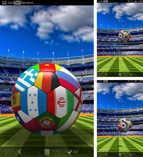Football 3D - бесплатно скачать живые обои на Андроид телефон или планшет.