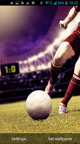 Football by LWP World - безкоштовно скачати живі шпалери на Андроїд телефон або планшет.