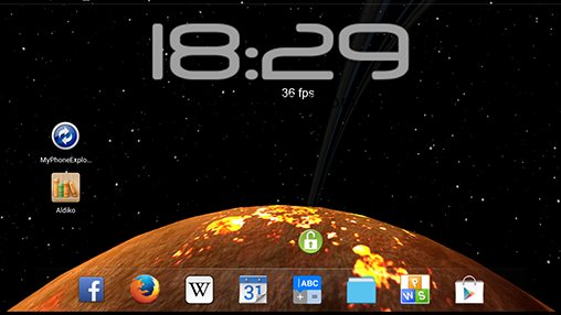 Kostenloses Android-Live Wallpaper Fremde Planeten 3D. Vollversion der Android-apk-App Foreign Planets 3D für Tablets und Telefone.