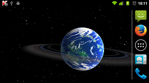 Скріншот Foreign Planets 3D. Скачати живі шпалери на Андроїд планшети і телефони.
