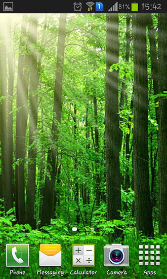 Forest landscape für Android spielen. Live Wallpaper Waldlandschaft kostenloser Download.