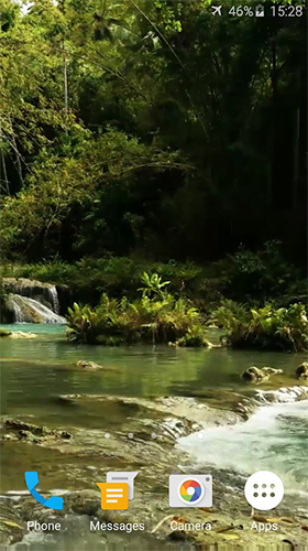 Forest stream - безкоштовно скачати живі шпалери на Андроїд телефон або планшет.