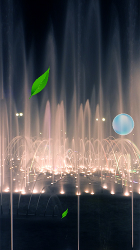 Fountain für Android spielen. Live Wallpaper Springbrunnen kostenloser Download.