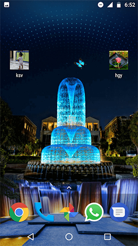 Kostenloses Android-Live Wallpaper Brunnen 3D. Vollversion der Android-apk-App Fountain 3D für Tablets und Telefone.
