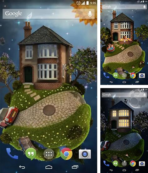 In addition to live wallpaper Love and flowers for Android phones and tablets, you can also download Four seasons for free.