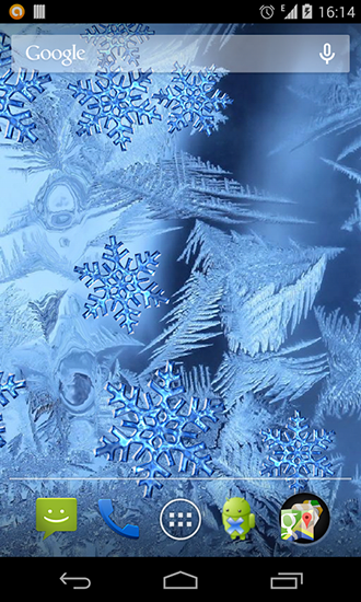 Fondos de pantalla animados a Frozen glass para Android. Descarga gratuita fondos de pantalla animados Cristal congelado .