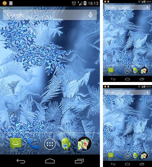 Además de fondo de pantalla animados Relojes modernos  para teléfonos y tabletas Android, también puedes descargarte gratis Frozen glass.
