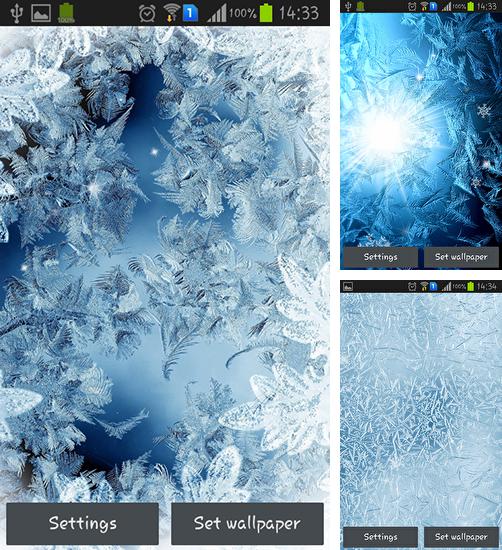 Kostenloses Android-Live Wallpaper Gefrorenes Glas. Vollversion der Android-apk-App Frozen glass by Frisky lab für Tablets und Telefone.