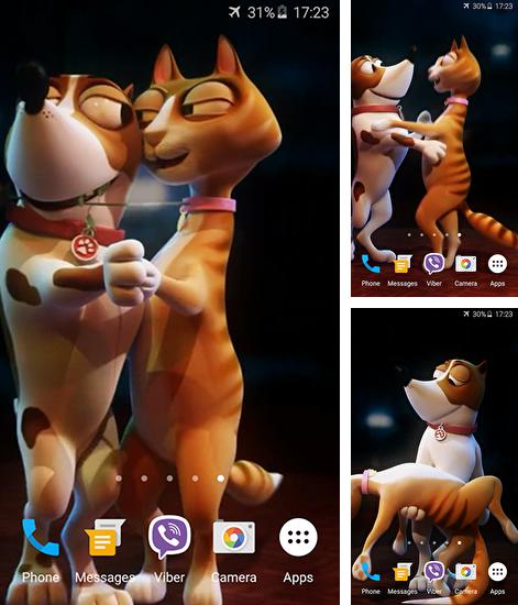 Kostenloses Android-Live Wallpaper Lustiger Tanz. Vollversion der Android-apk-App Funny dance für Tablets und Telefone.